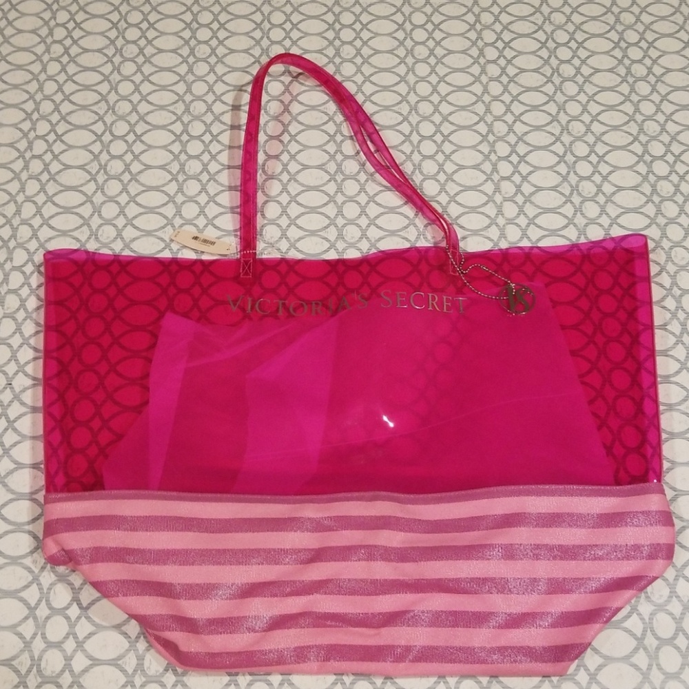NWT Victoria's Secret Beach Tote Orig. $70!